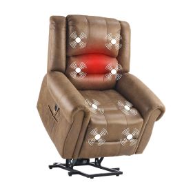 Futon Sofa Bed, Velvet Futon Couch for Living Room, Recliner Sleeper Sofa Bed with 2 Cup Holders, Removable Armrests, Metal Legs, Brown