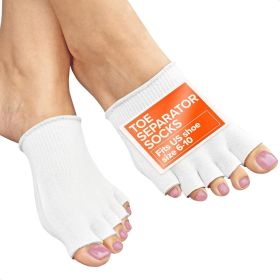 Gel Toe Separator Socks for Women Pain Relief Comfortable for Bedtime Gel Toe Separators for Women Pedicure Moisturizing Fits US Sizes 6 10 Soft