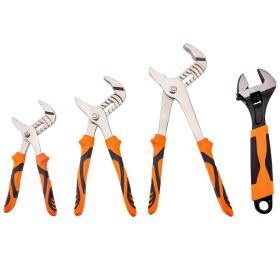 8-Piece Pliers Set, High Carbon Steel, 12"/10"/8" Groove Joint Pliers, 8" Linesman's Pliers, 6" Slip Joint Pliers, 8" Long Nose Pliers