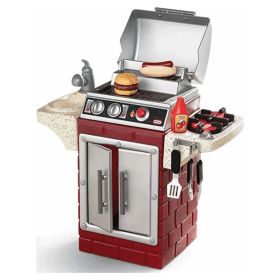 Play Pretend Kids Backyard Barbecue Get Out 'n' Grill BBQ Toy Set