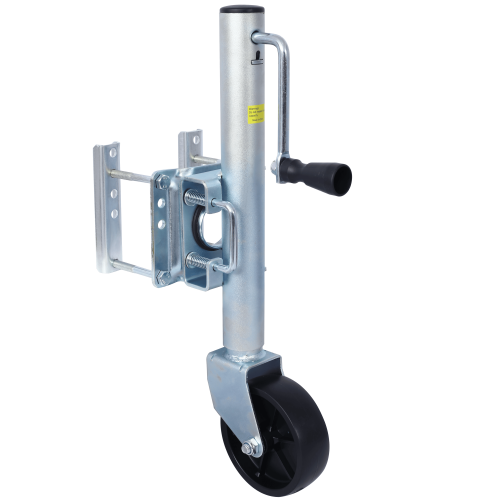 Trailer Jack, Boat Trailer Jack 32.8 in, Bolt-on Trailer Tongue Jack Weight Capacity 1000 lb, with PP Wheels and Handle for Lifting RV Trailer