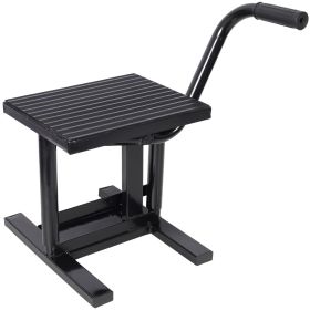 Motorcycle Dirt Bike Stands and Lifts Jack Stand Steel Lift 11 7/8"-16" Adjustable Height 330 LBS Load Capacity Heavy Duty Steel Black
