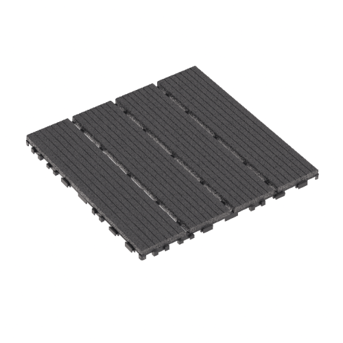 Waterproof, Wear-resistant, DIY Assembly, Garden, Courtyard, Balcony,plastic Flooring-Four Long Straight Lines