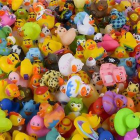 Assorted Rubber Ducks Toy Duckies for Kids and Toddlers;  Bath Birthday Baby Showers Classroom;  Summer Beach and Pool Activity;  2" Inches (Mult (type: 50-pack)