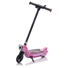 Kids Ride On Electric Scooter With Kickstand,Scooter Bell,Faster Speed And Longer Usage Time,Rear Brake,Wider Pedal,Non-Slip Handle (Color: as Pic)