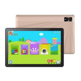 Hot Sale Tablet New Education System, Android 14 Tablet with 10.1 Inch Screen, Octa-Core, 8+256GB, 6000mAh Battery, 5MP + 8MP (Color: gold)