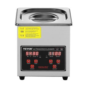 VEVOR Ultrasonic Cleaner with Digital Timer & Heater, Professional Ultra Sonic Jewelry Cleaner (Capacity: 2 L)