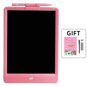 LCD Writing Tablet Doodle Board Erasable Handwriting Boards Waterproof Doodle Pad Early Educational Toys Magnetic Drawing Board for 3 4 5 6 7 8 Y (Color: Pink)