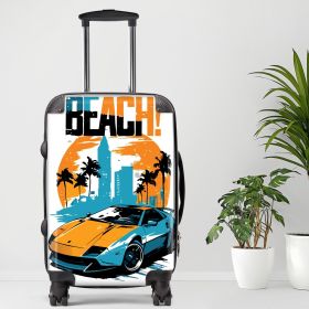 Beach Luggage20/24/28 Inch Luggage, Carry-On, Custom Luggage, Luggage Set, Suitcase, Travel, Vacation, Cabin Suitcase, Custom Suitcase (size: 20"" Carry-On)